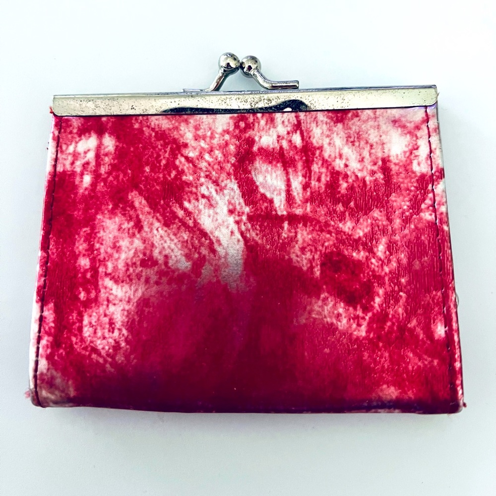 Pink Snap Closure Coin Purse